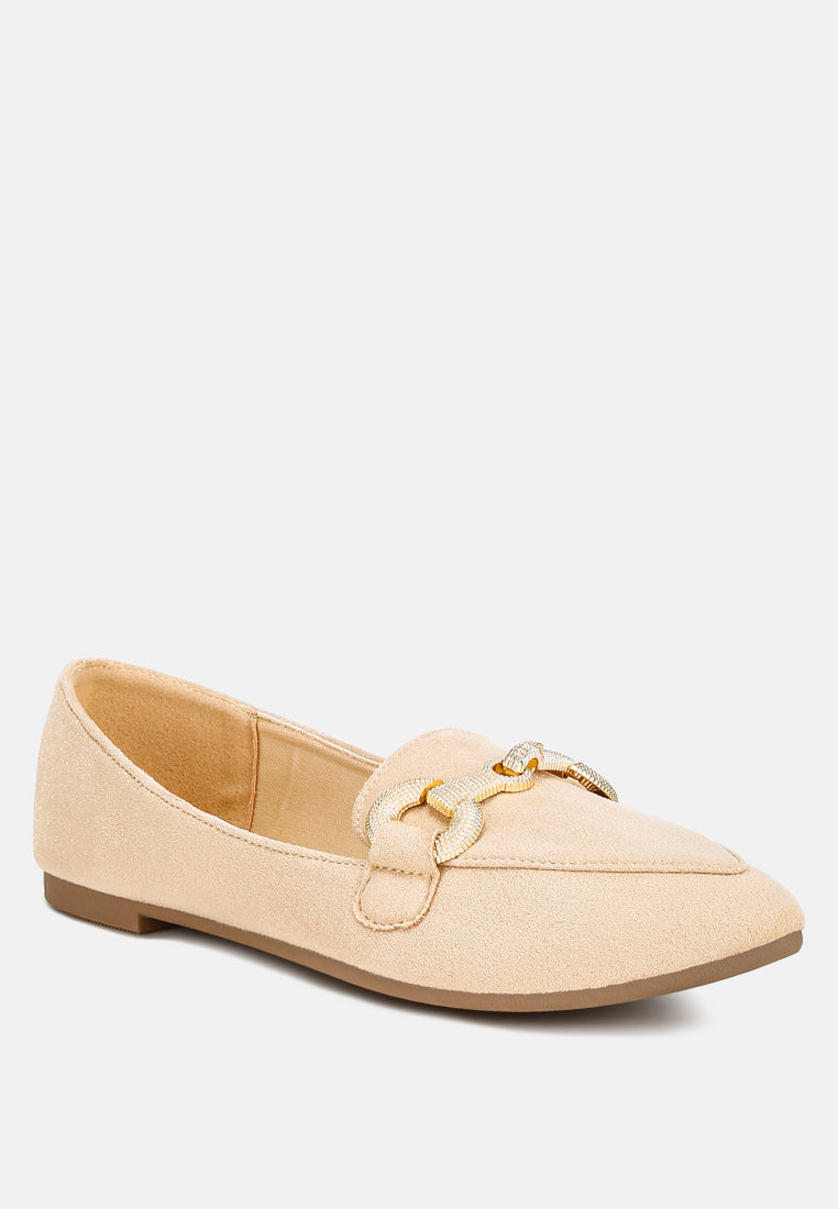 Fembot Horsebit Detail Flexible Loafers - Glamourous Grace
