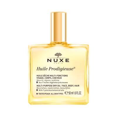 Nuxe Huile Prodigieuse Multi-purpose Dry Care Oil for Skin and Hair - Natural Skincare & Haircare - Glamourous Grace