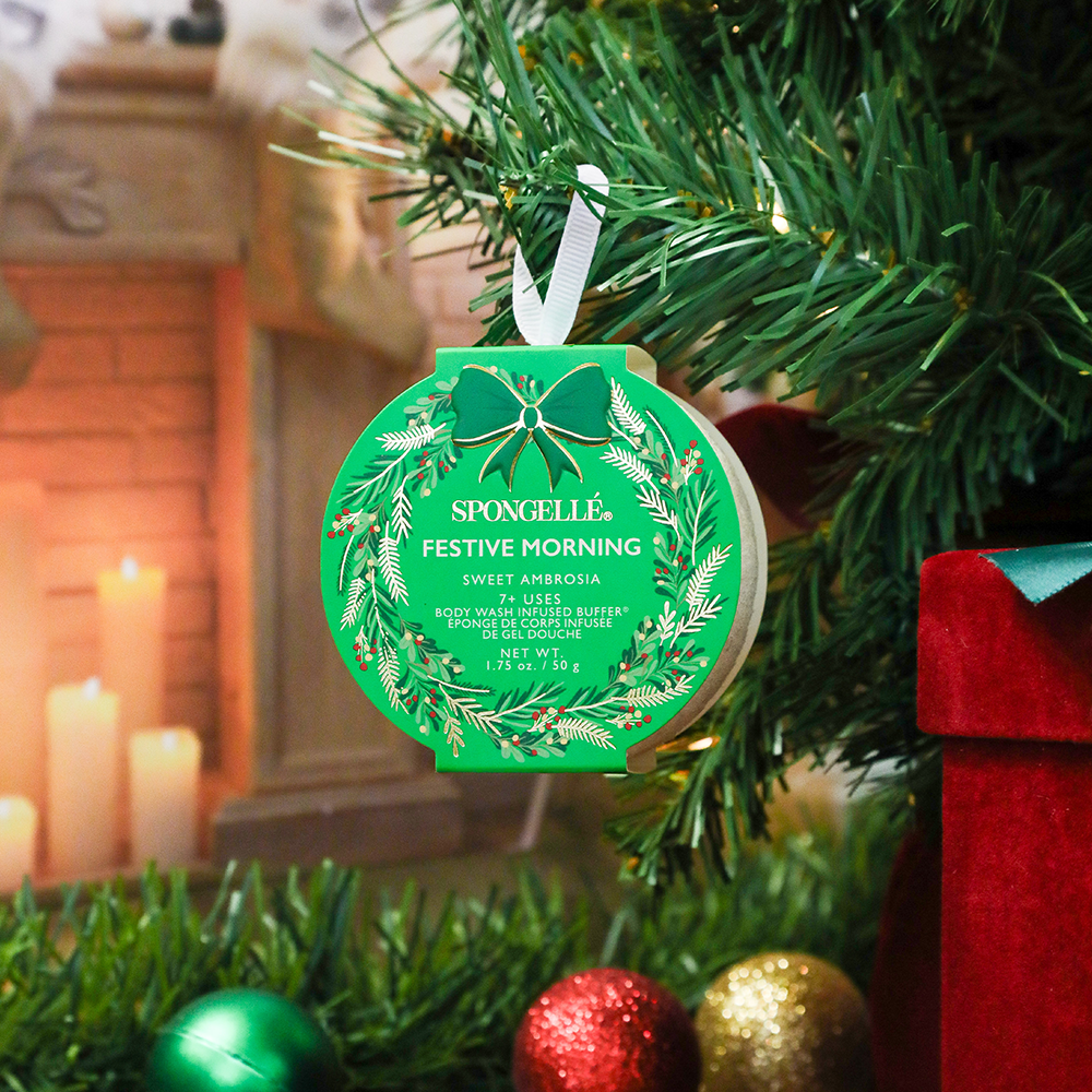 Festive Morning - Sweet Ambrosia | Holiday Wreath - Glamourous Grace