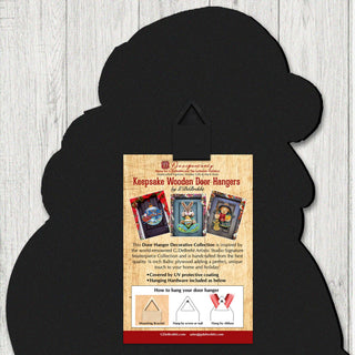Hot Chocolate Stand - Frosty Fun Holiday Door Decor by D. Gelsinger - Christmas Santa Snowman Decor - 8611087H-DG