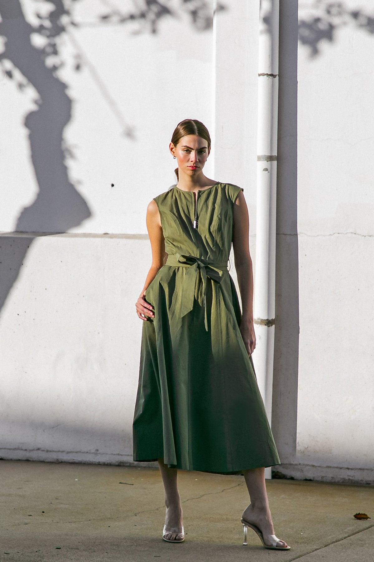 DELICATE DREAMS WOVEN MIDI DRESS - Glamourous Grace