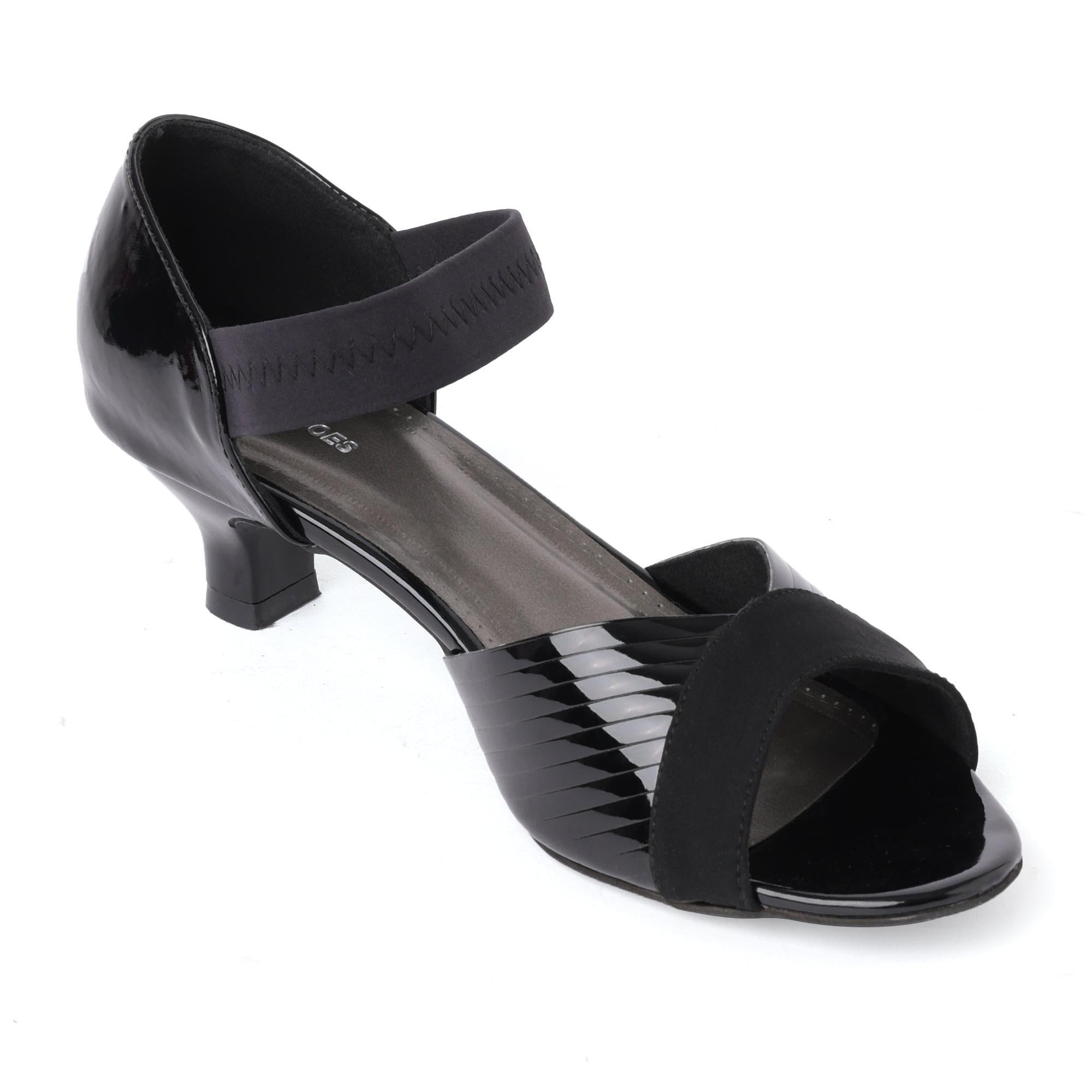 Endura - Black Kitten Heels - Glamourous Grace