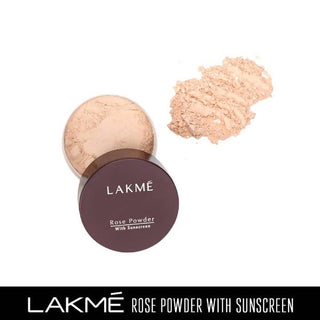 Lakme Rose Face Powder With Sunscreen - Soft Pink