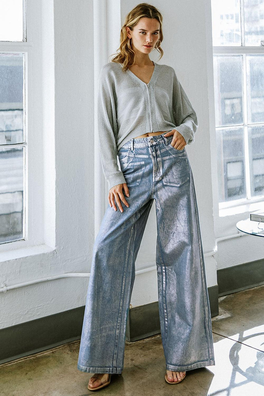 PEACE AND JOY DENIM PANTS - Glamourous Grace