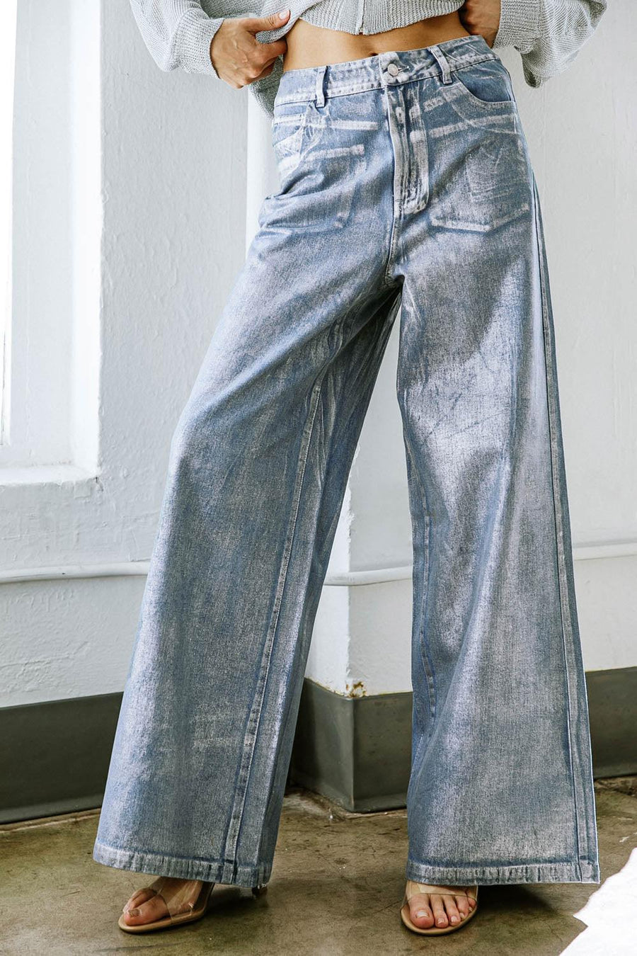 PEACE AND JOY DENIM PANTS - Glamourous Grace