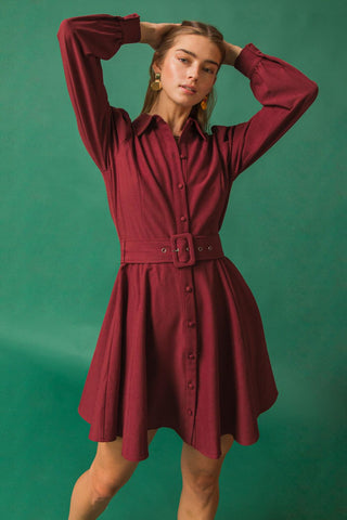 WRAPPED UP IN LOVE MINI DRESS - Glamourous Grace