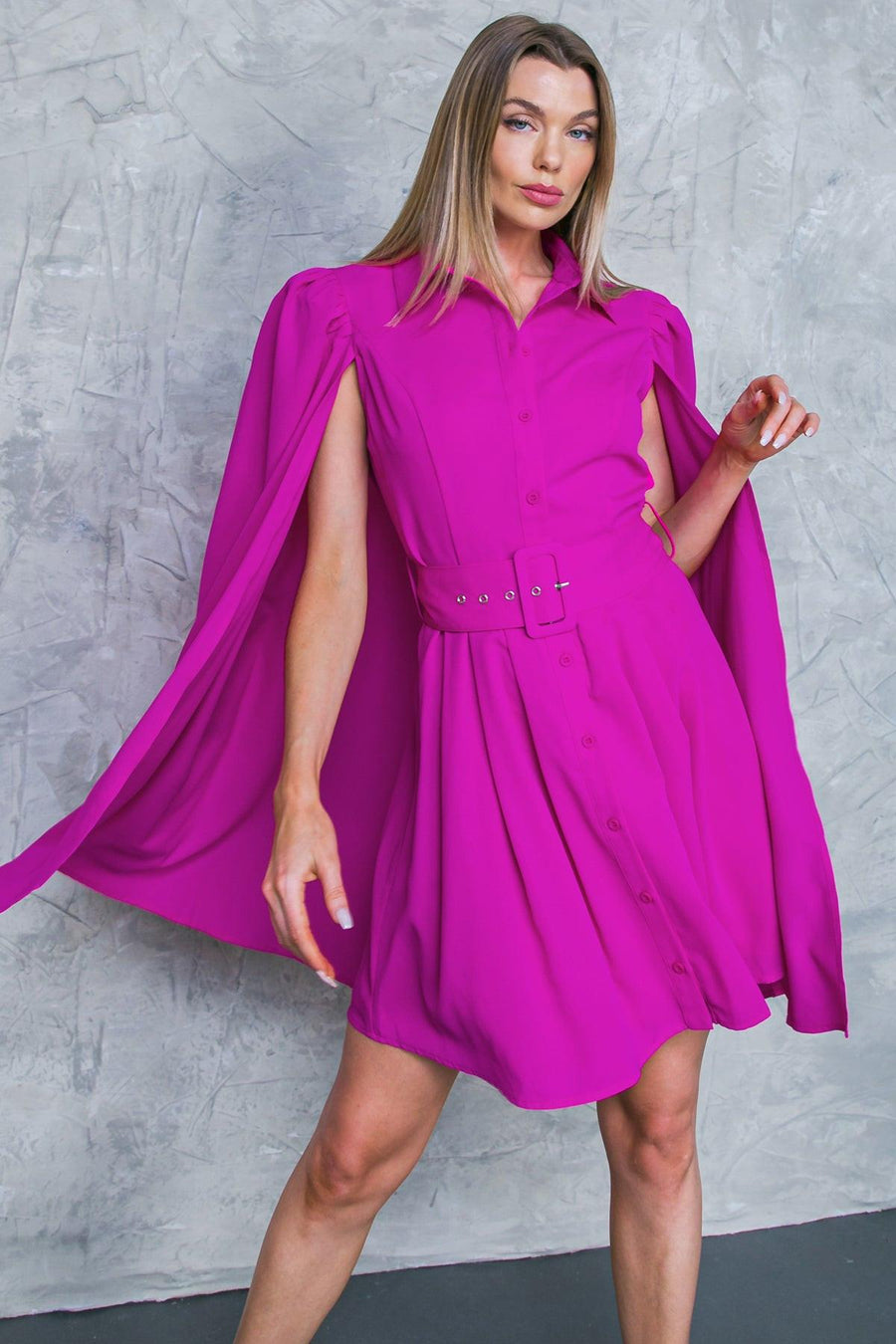 MY SECRET STYLE WOVEN MINI DRESS - Glamourous Grace