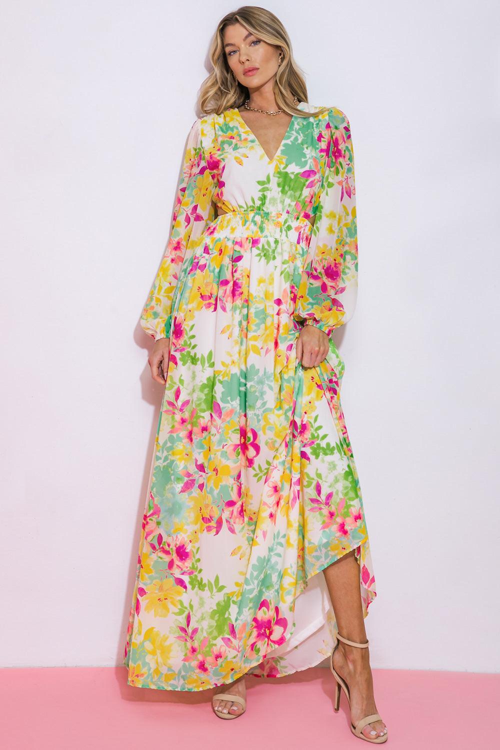 I AIN'T WORRIED WOVEN MAXI DRESS - Glamourous Grace