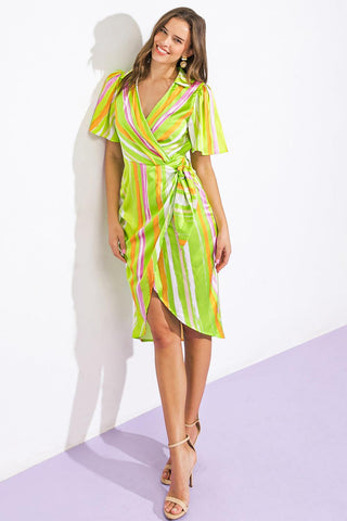 ROMANCE DREAMER SATIN WOVEN MINI DRESS - Glamourous Grace