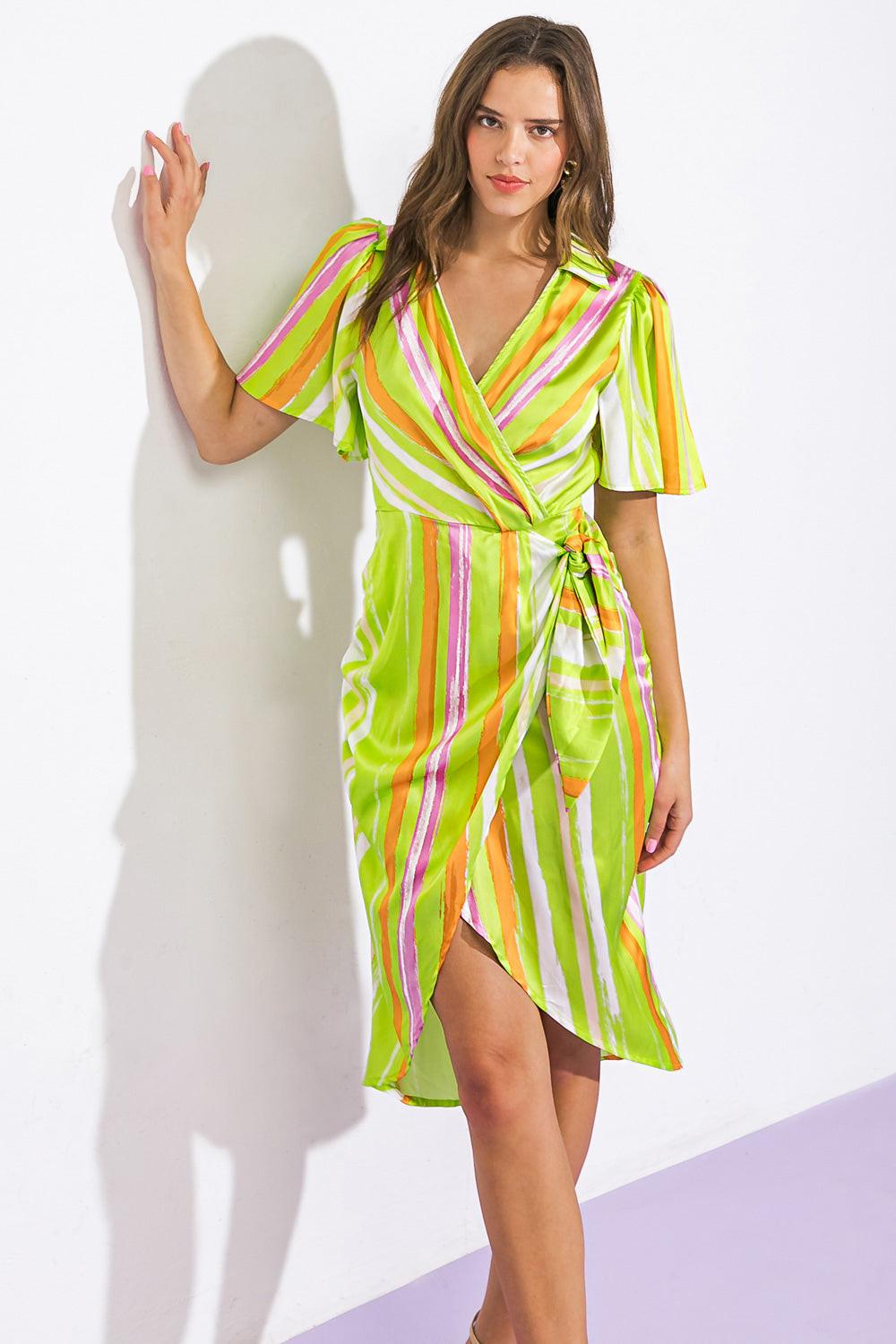 ROMANCE DREAMER SATIN WOVEN MINI DRESS - Glamourous Grace