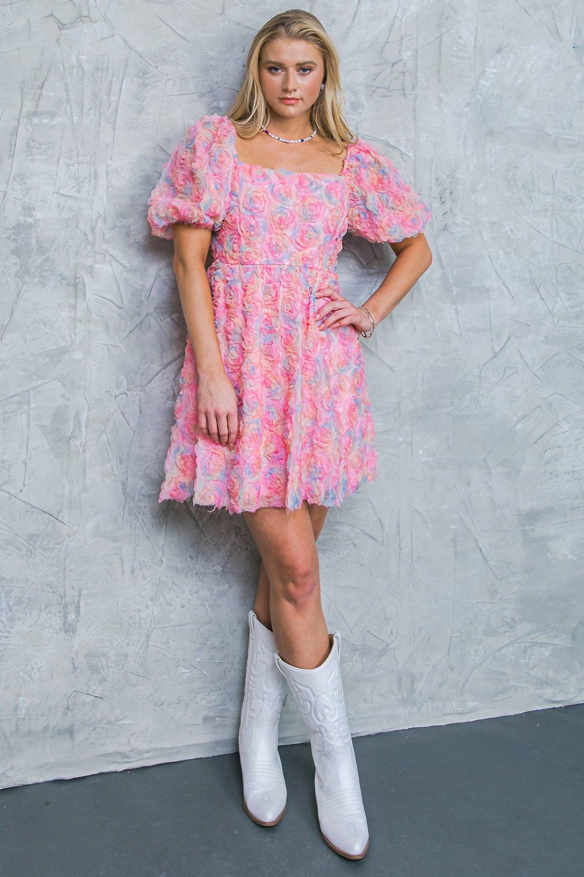 THE MOST NOTABLE WOVEN MINI DRESS - Glamourous Grace