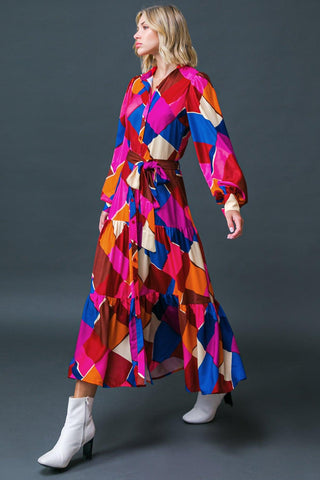 WISE WOMAN WOVEN MIDI DRESS - Glamourous Grace