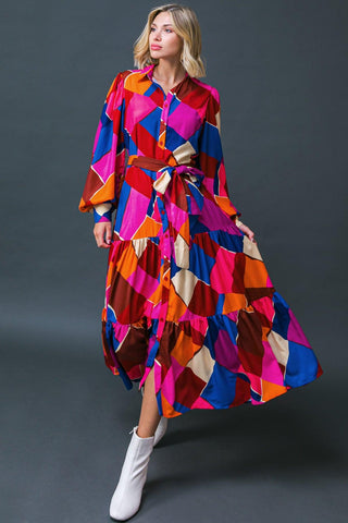 WISE WOMAN WOVEN MIDI DRESS - Glamourous Grace