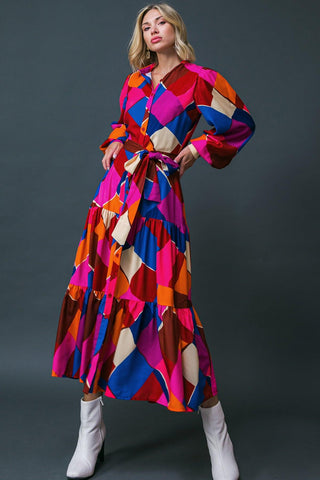 WISE WOMAN WOVEN MIDI DRESS - Glamourous Grace