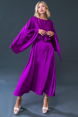 CAUGHT FEELINGS WOVEN MIDI DRESS - Glamourous Grace
