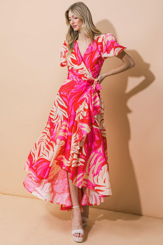 STUNNING SIGNIFICANCE WOVEN MAXI DRESS - Glamourous Grace