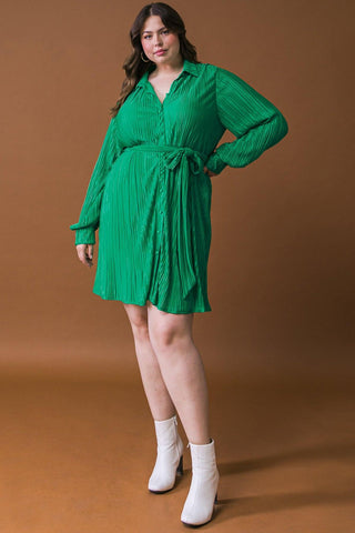 MAKE YOU WANNA STAY WOVEN MINI DRESS - Glamourous Grace