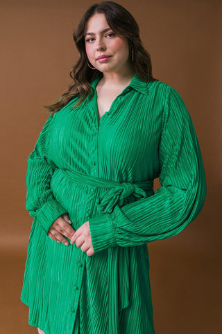 MAKE YOU WANNA STAY WOVEN MINI DRESS - Glamourous Grace