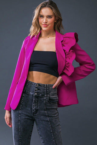 DRAMATIC DREAMS WOVEN JACKET - Glamourous Grace