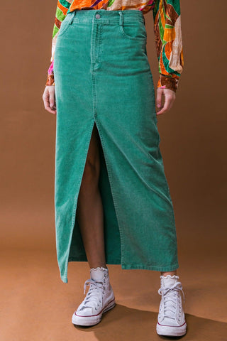 PERFECT PICK CORDUROY MIDI SKIRT - Glamourous Grace
