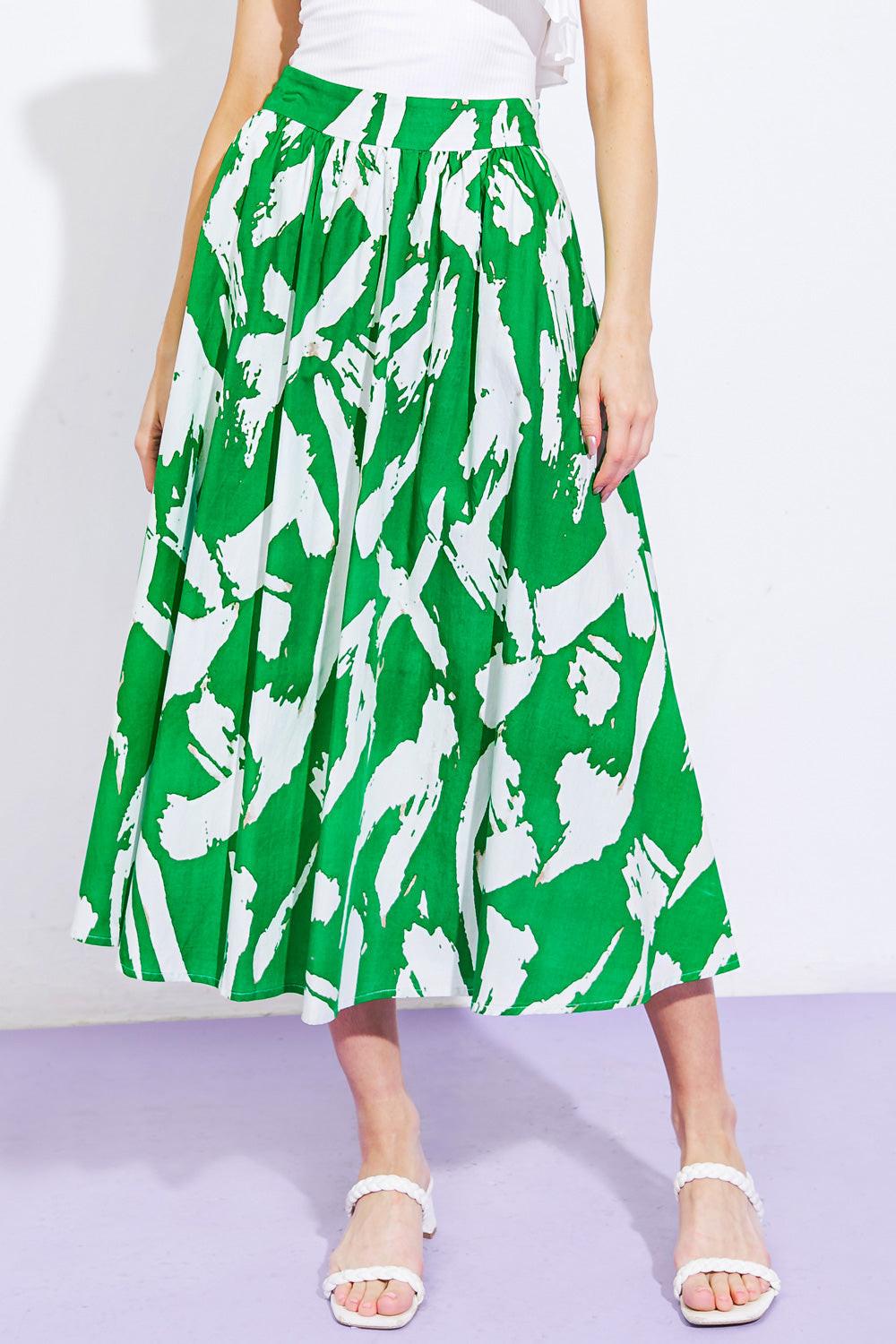 HAPPY TO BE HERE WOVEN SKIRT - Glamourous Grace