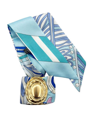 Finley- Large Gold Scarf Cuff - Glamourous Grace
