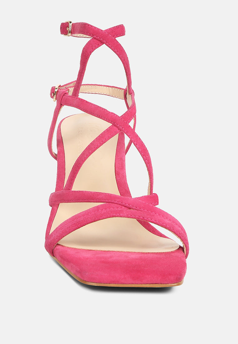 Fiorella Strappy Block Heel Sandals - Glamourous Grace