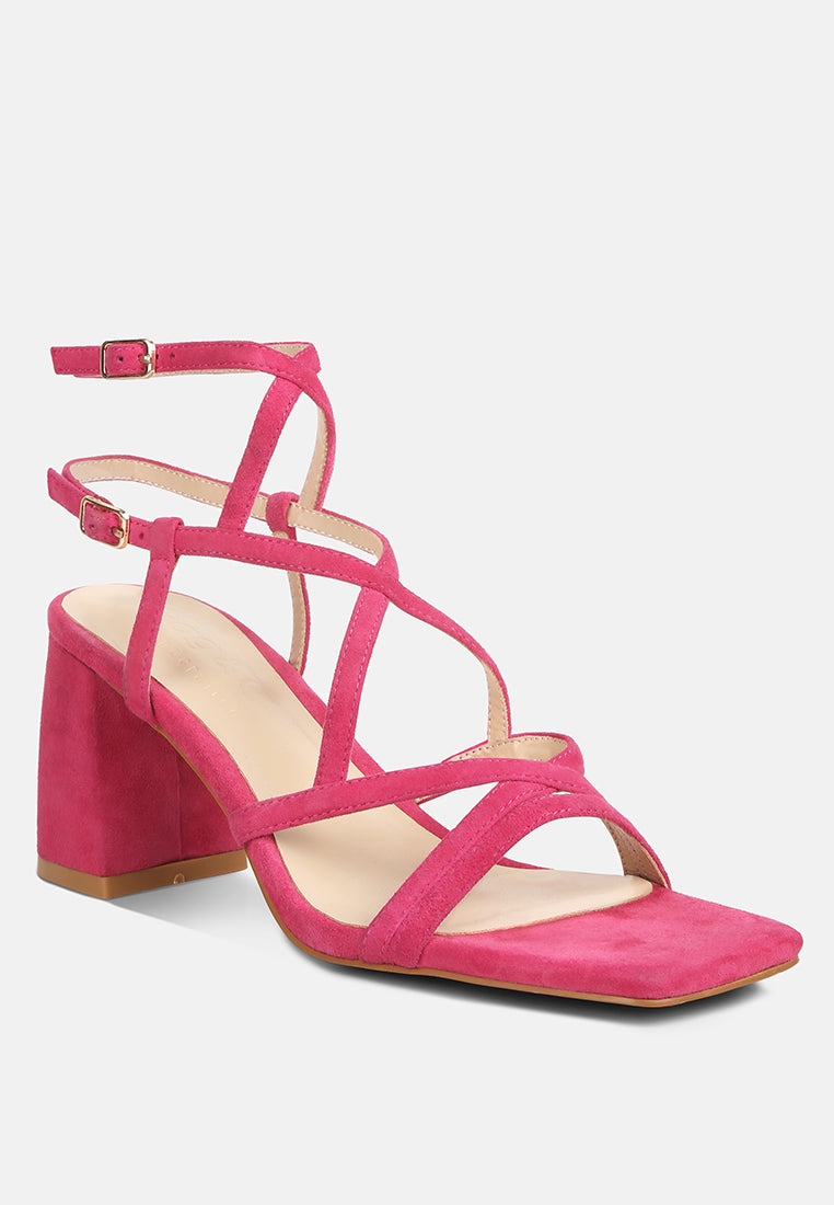 Fiorella Strappy Block Heel Sandals - Glamourous Grace
