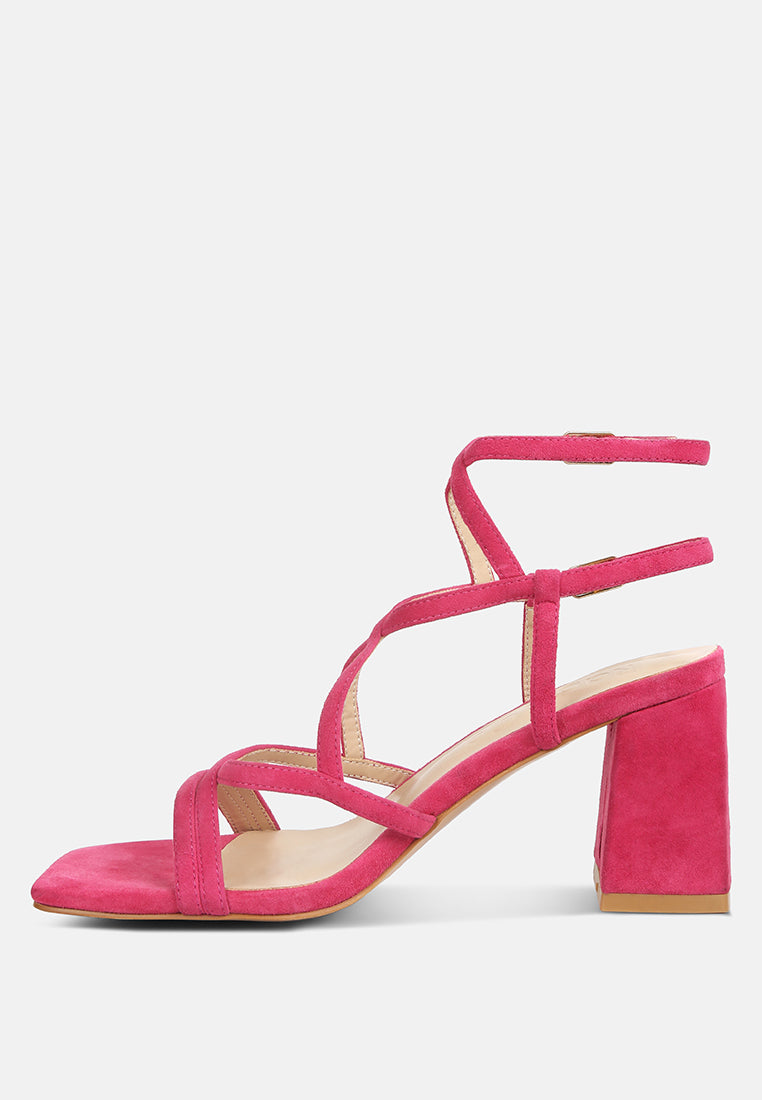 Fiorella Strappy Block Heel Sandals - Glamourous Grace