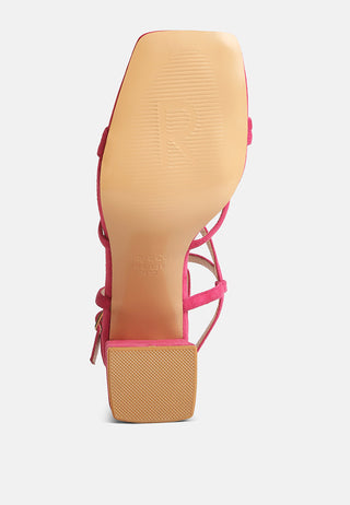 Fiorella Strappy Block Heel Sandals