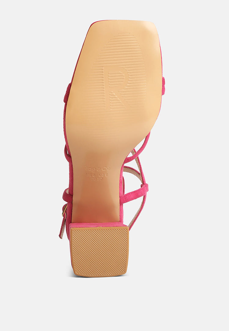 Fiorella Strappy Block Heel Sandals