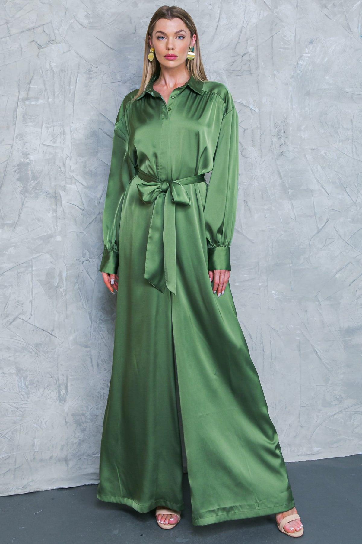 LIKE FINE ART WOVEN JUMPSUIT - Glamourous Grace
