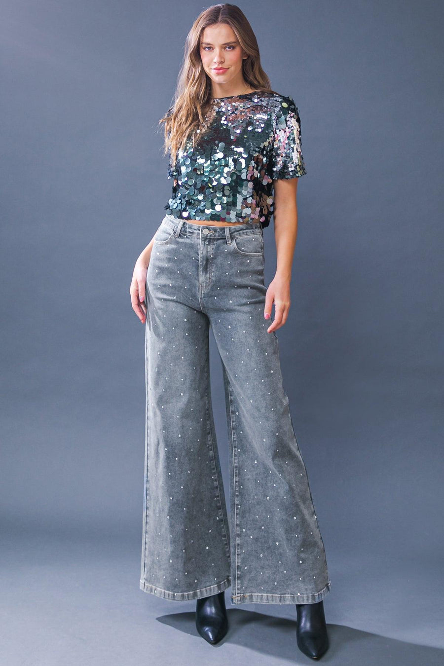 TAKE THE CHANCE DENIM PANTS - Glamourous Grace
