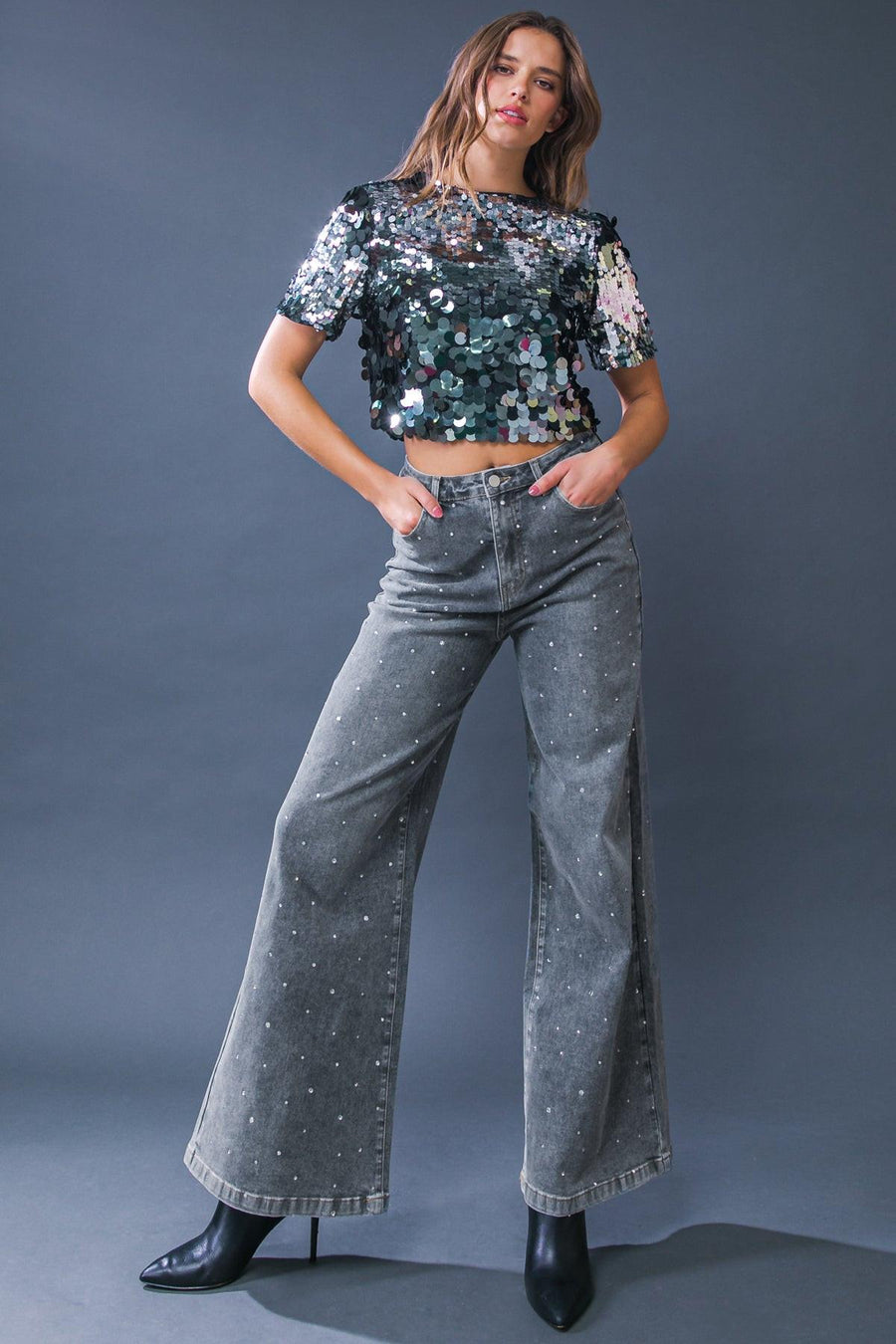 TAKE THE CHANCE DENIM PANTS - Glamourous Grace