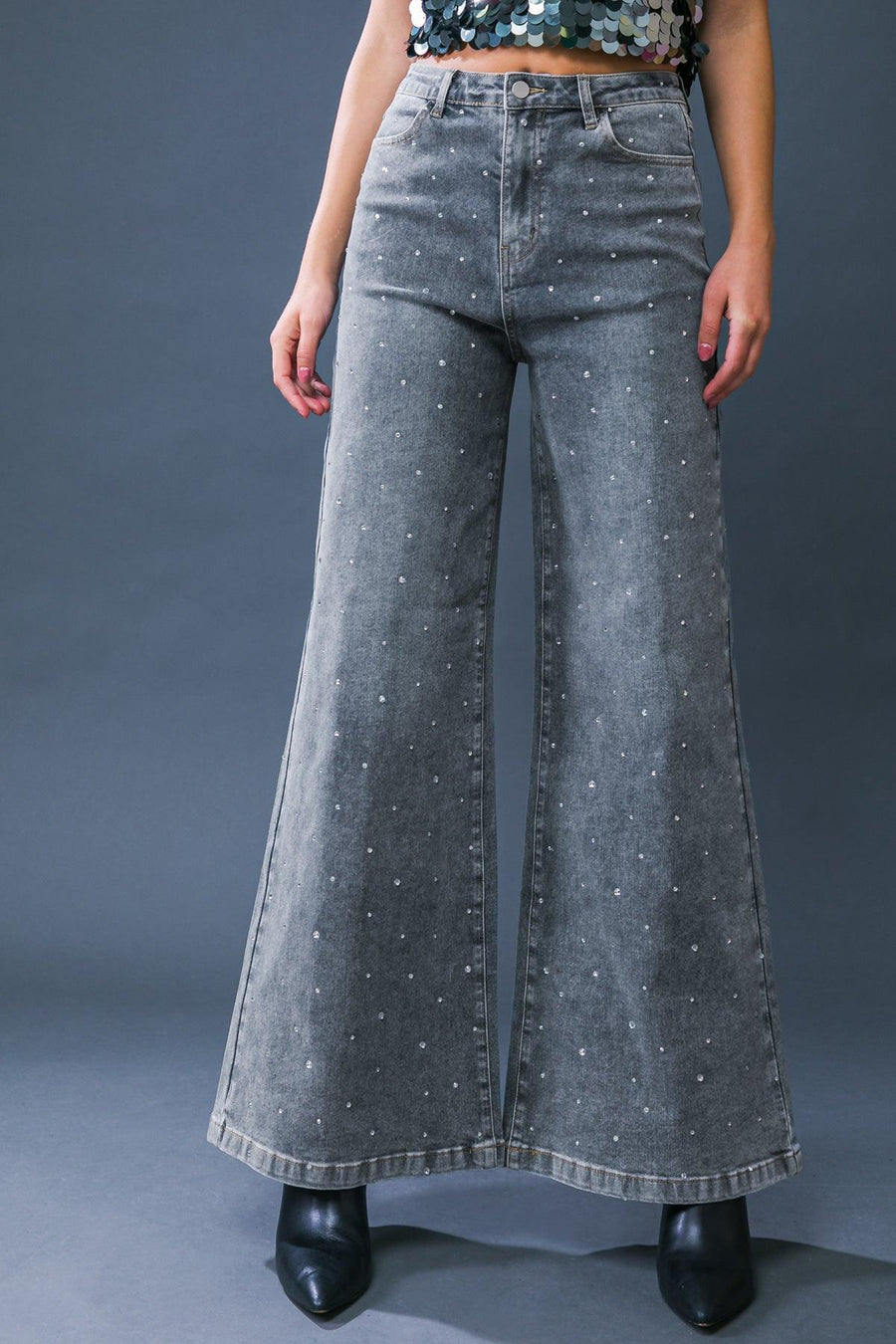 TAKE THE CHANCE DENIM PANTS - Glamourous Grace