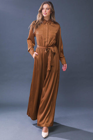 SIMPLY TRENDY WOVEN JUMPSUIT - Glamourous Grace