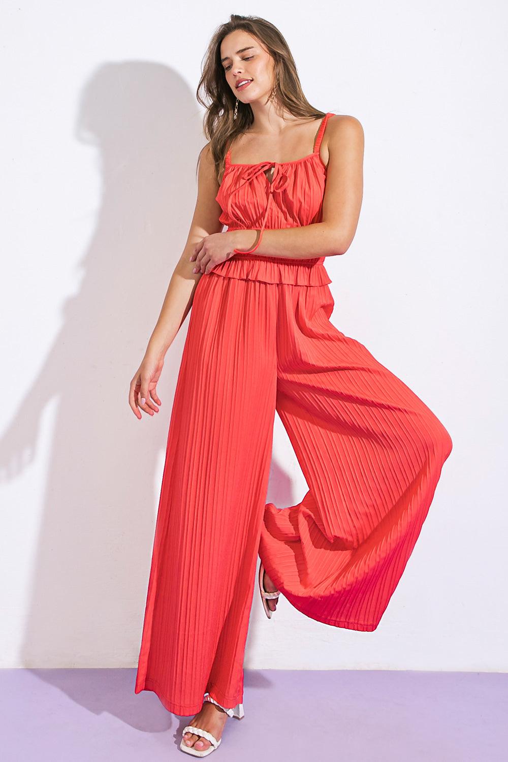WITHIN MY HEART WOVEN JUMPSUIT - Glamourous Grace