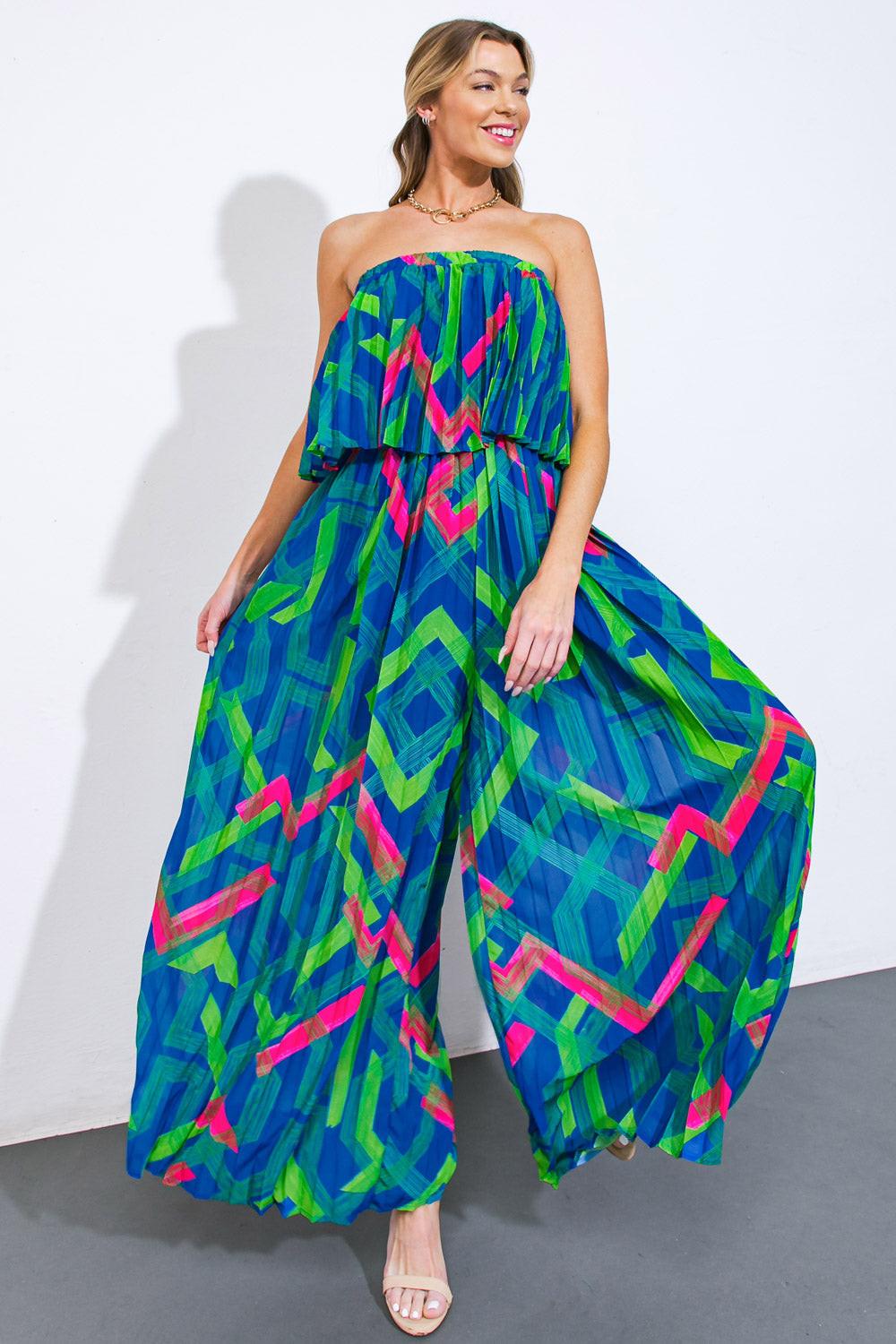 HAPPY WANDERER WOVEN JUMPSUIT - Glamourous Grace