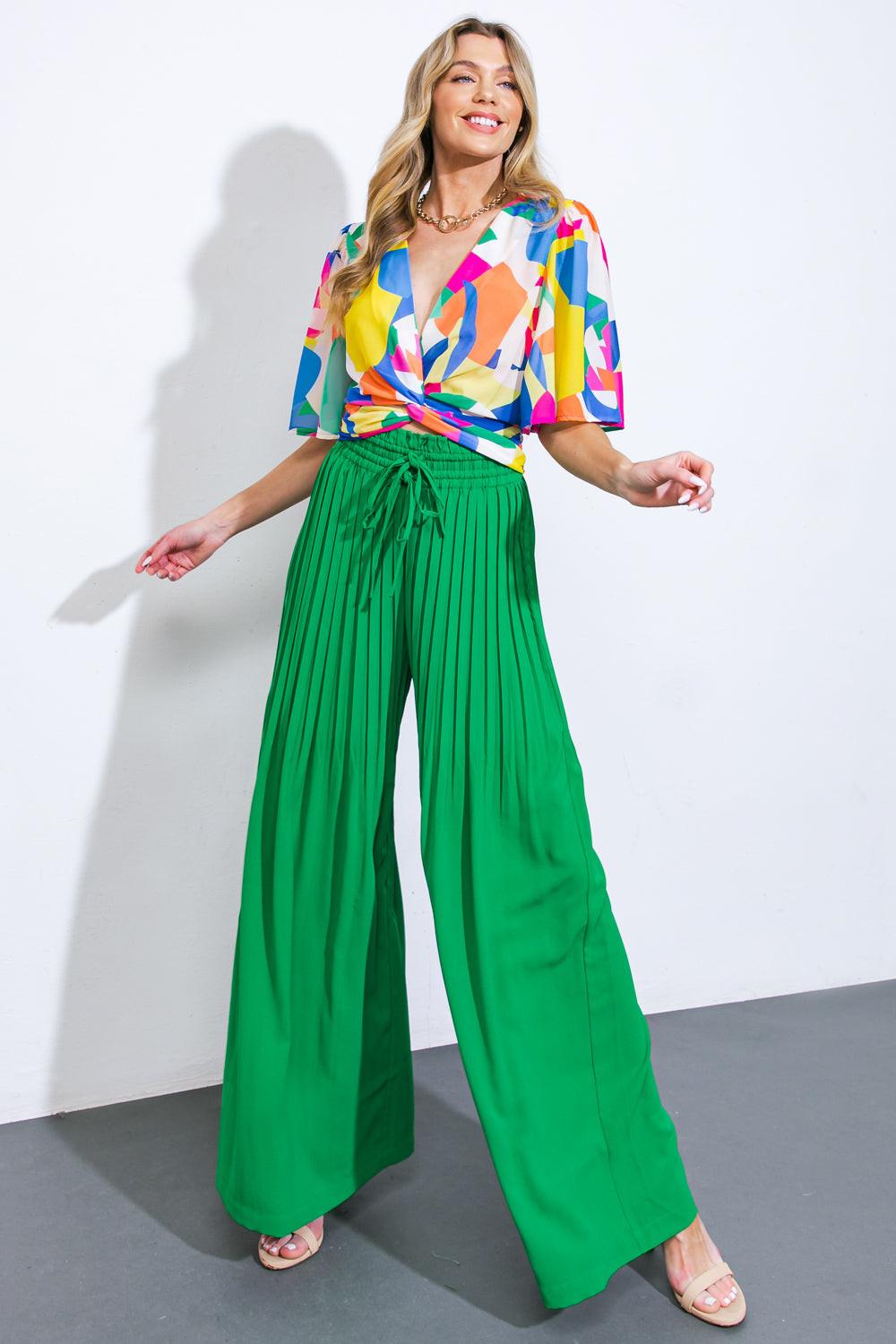 MAGICAL ILLUSIONS WOVEN PANTS - Glamourous Grace