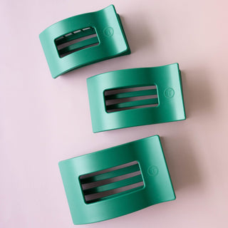 Fir Real Small  Flat Rectangle Hair Clip - Glamourous Grace
