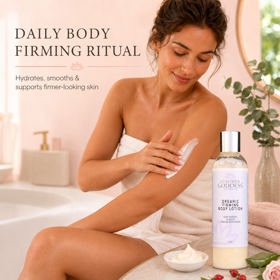 Organic Firming Body Lotion – Skin Tightening Formula - Glamourous Grace