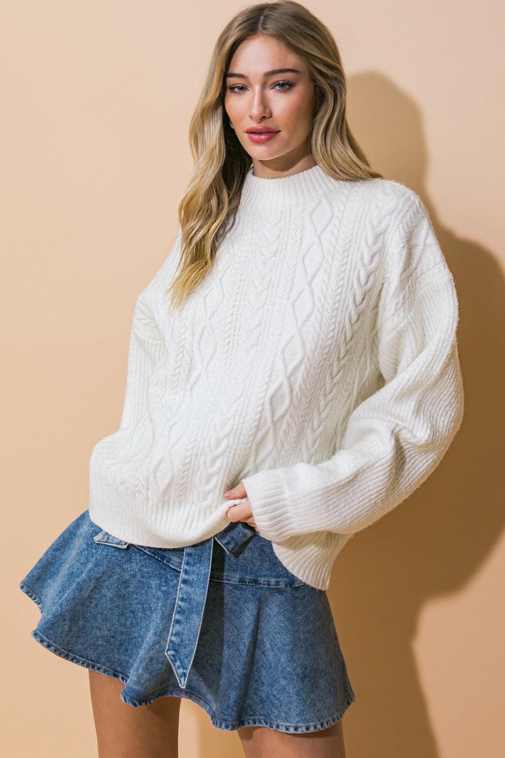 SIMPLE SOLUTIONS SWEATER TOP - Glamourous Grace