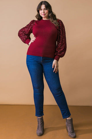 FEELING THE FUN SWEATER TOP