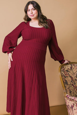 KEEP LOOKING UP SWEATER MIDI DRESS - Glamourous Grace