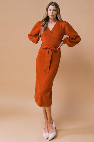 ADORABLE IDEAL SWEATER MIDI DRESS - Glamourous Grace
