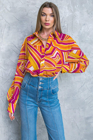 LIVELY CHAM WOVEN TOP - Glamourous Grace
