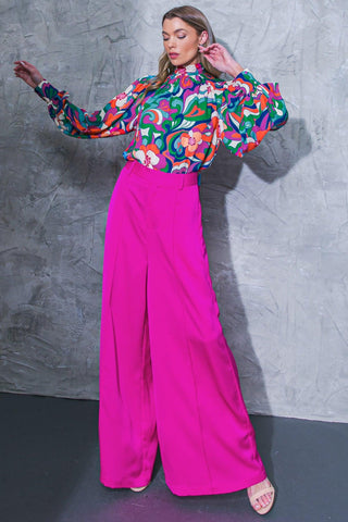 FLOW ALONG WOVEN TOP - Glamourous Grace