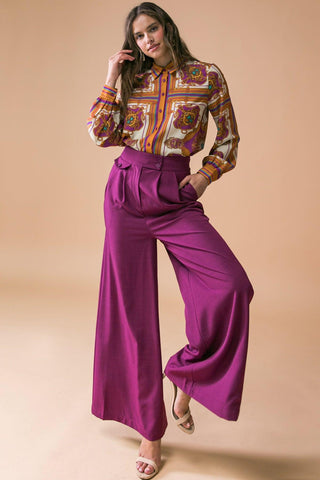 MAKE TODAY GREAT WOVEN TOP - Glamourous Grace