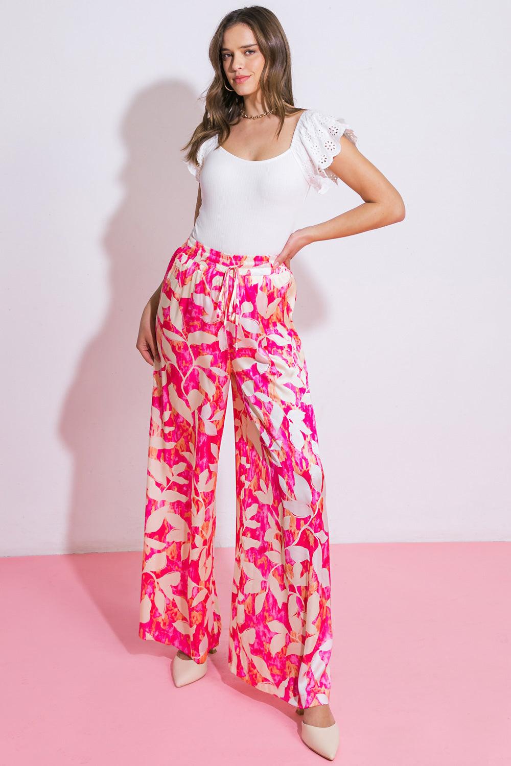COMING TO MY SENSES WOVEN PANTS - Glamourous Grace