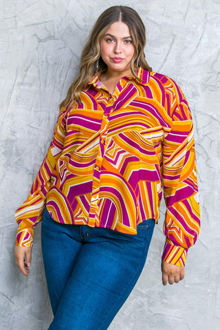 LIVELY CHAM WOVEN TOP - Glamourous Grace